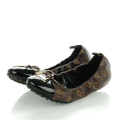 louis vuitton flirty ballerina|LOUIS VUITTON Monogram Flirty Ballerina Flats 42 Black .